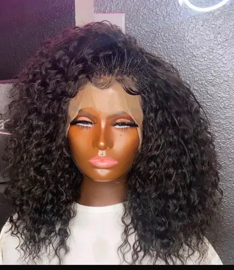 14 inches, Kris (Raw human hair full lace wig)